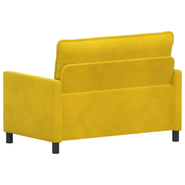 Canapea Galben 126 x 81 x 87,5 cm Catifea - WALTI WALTI