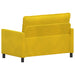 Canapea Galben 126 x 81 x 87,5 cm Catifea - WALTI WALTI