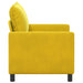 Canapea Galben 126 x 81 x 87,5 cm Catifea - WALTI WALTI
