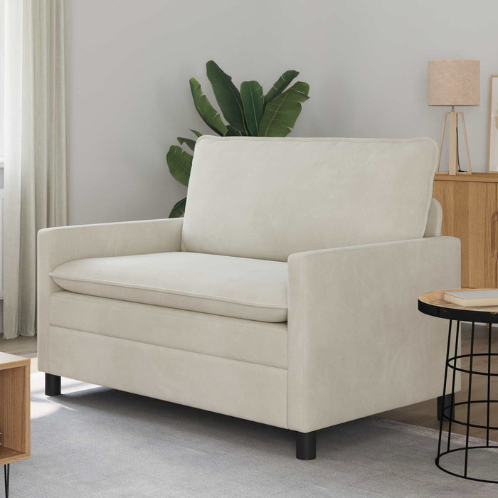 Canapea Crem 126 x 81 x 87,5 cm Catifea - WALTI WALTI