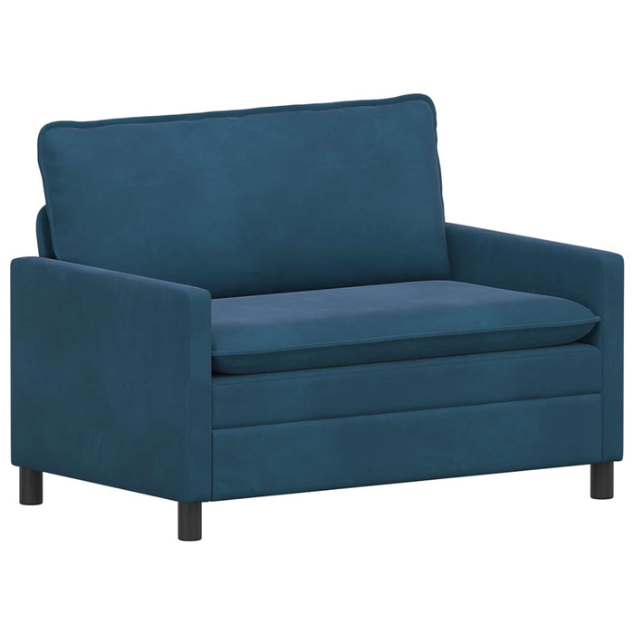Canapea albastru 126 x 81 x 87,5 cm Catifea - WALTI WALTI