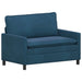 Canapea albastru 126 x 81 x 87,5 cm Catifea - WALTI WALTI