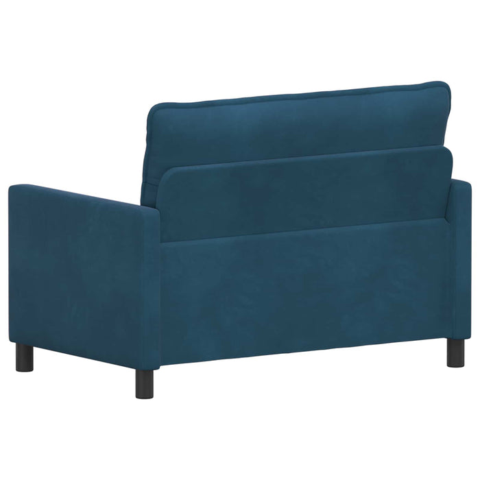 Canapea albastru 126 x 81 x 87,5 cm Catifea - WALTI WALTI