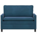 Canapea albastru 126 x 81 x 87,5 cm Catifea - WALTI WALTI