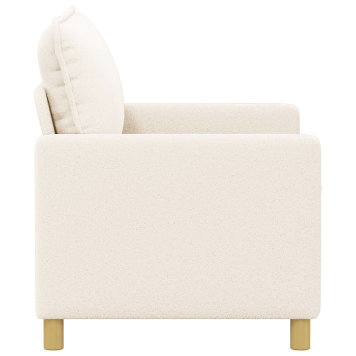 Canapea Crem 126 x 81 x 87,5 cm Țesătură - WALTI WALTI