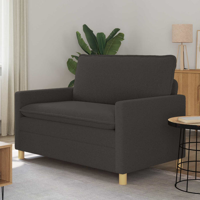 Canapea Gri închis 126 x 81 x 87,5 cm Țesătură - WALTI WALTI