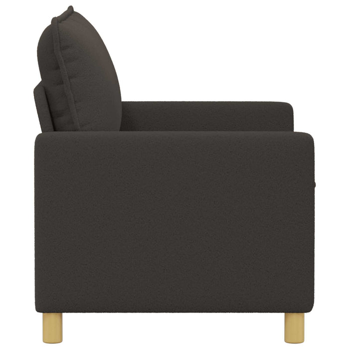 Canapea Gri închis 126 x 81 x 87,5 cm Țesătură - WALTI WALTI
