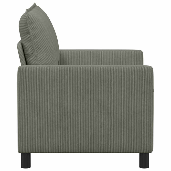 Canapea Gri deschis 126 x 81 x 87,5 cm Țesătură - WALTI WALTI