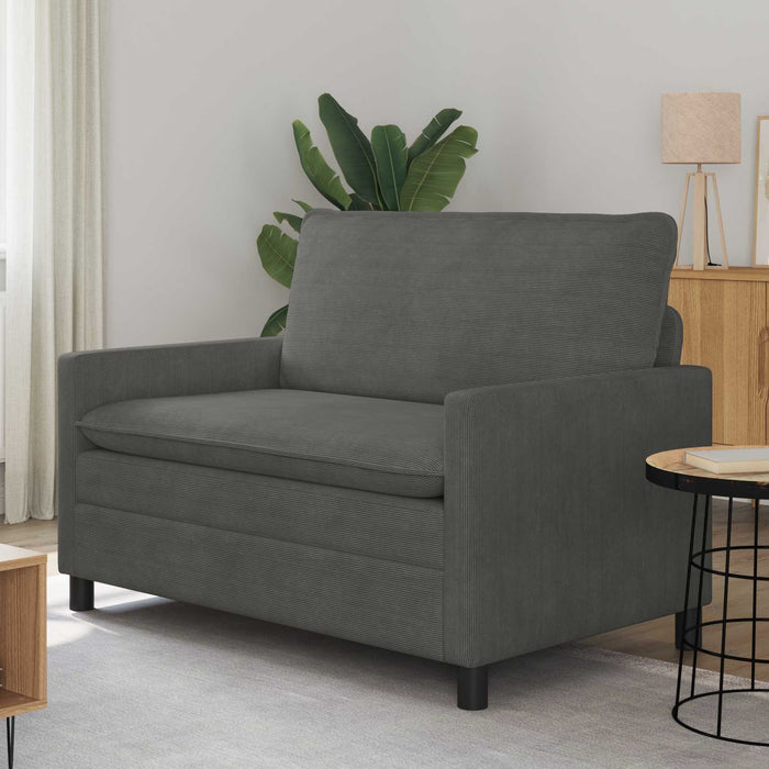 Canapea Gri închis 126 x 81 x 87,5 cm Țesătură - WALTI WALTI