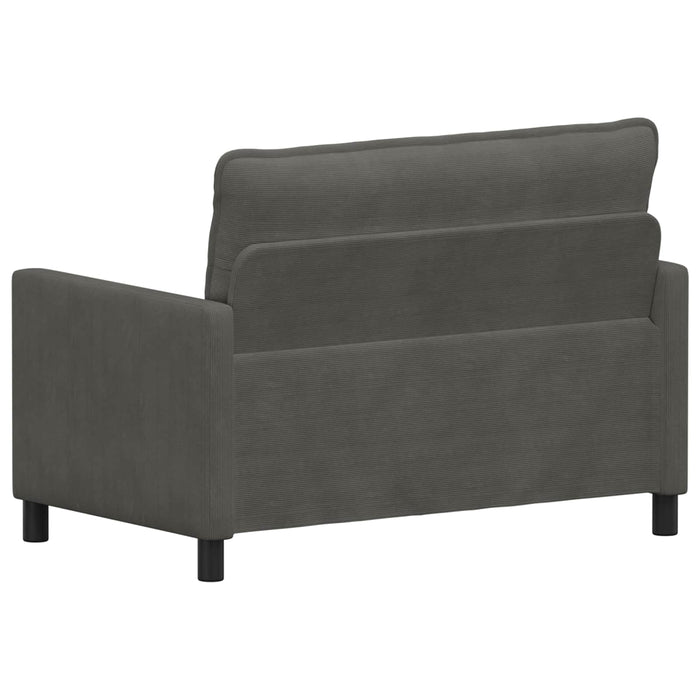 Canapea Gri închis 126 x 81 x 87,5 cm Țesătură - WALTI WALTI