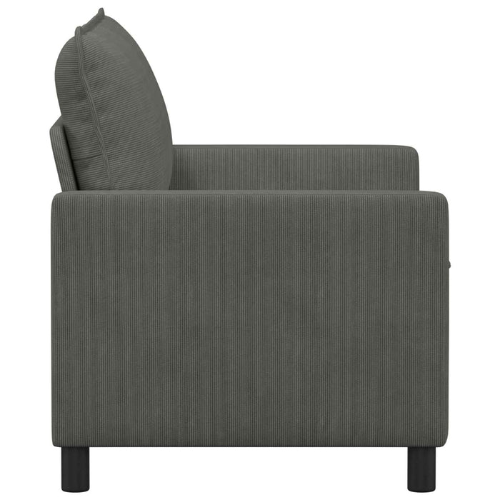 Canapea Gri închis 126 x 81 x 87,5 cm Țesătură - WALTI WALTI