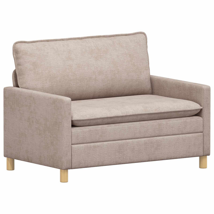 Canapea Bej 126 x 81 x 87,5 cm Poliester - WALTI WALTI