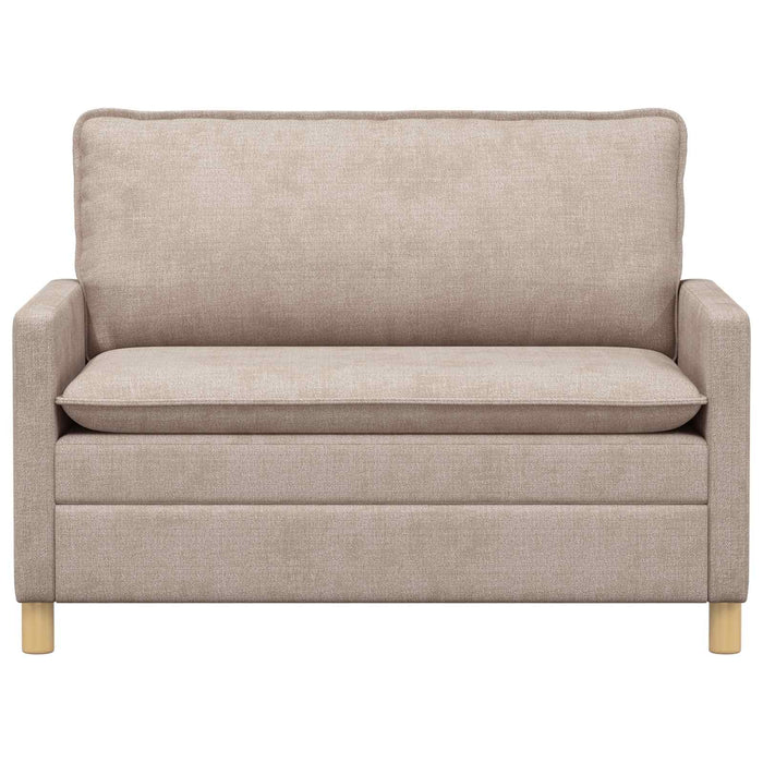 Canapea Bej 126 x 81 x 87,5 cm Poliester - WALTI WALTI
