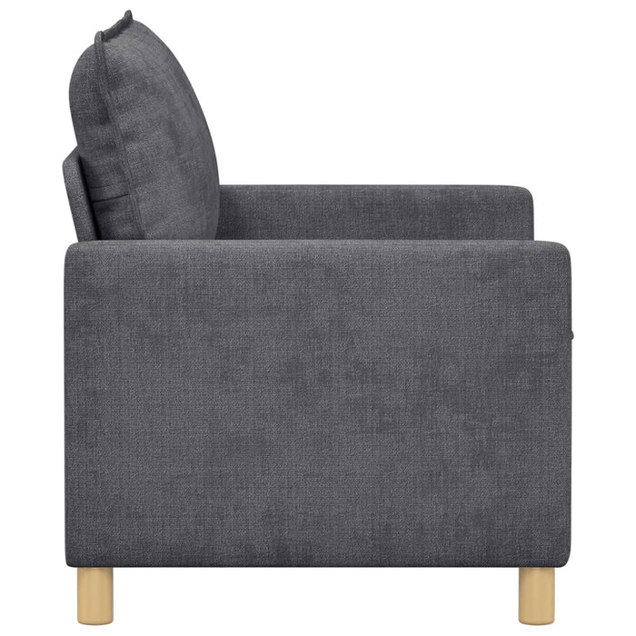 Canapea Gri închis 126 x 81 x 87,5 cm Poliester - WALTI WALTI