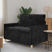 Canapea Negru 126 x 81 x 87,5 cm Poliester - WALTI WALTI
