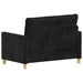 Canapea Negru 126 x 81 x 87,5 cm Poliester - WALTI WALTI