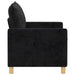Canapea Negru 126 x 81 x 87,5 cm Poliester - WALTI WALTI