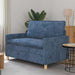 Canapea albastru 126 x 81 x 87,5 cm Poliester - WALTI WALTI