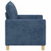 Canapea albastru 126 x 81 x 87,5 cm Poliester - WALTI WALTI