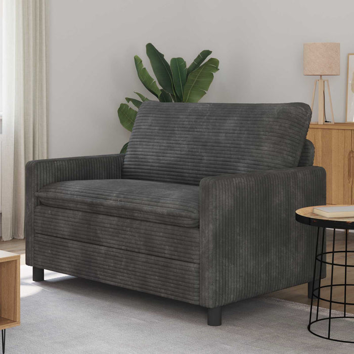 Canapea Gri închis 126 x 81 x 87,5 cm Poliester WALTI