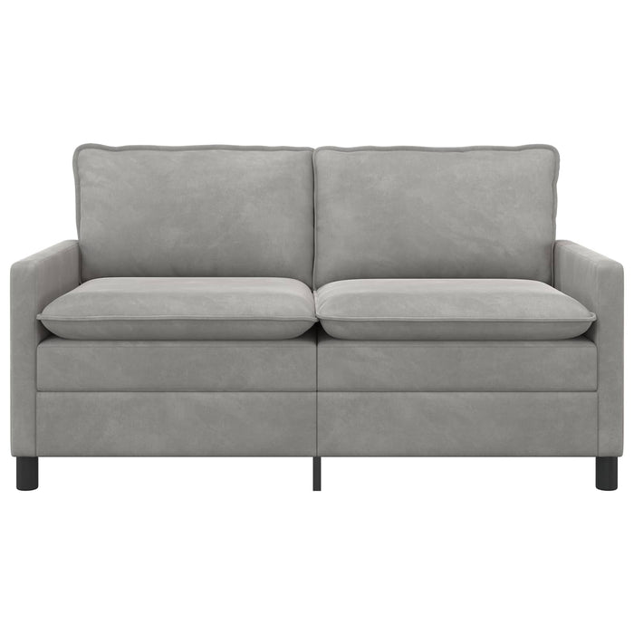 Canapea Gri deschis 156 x 81 x 87,5 cm Catifea - WALTI WALTI