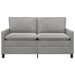 Canapea Gri deschis 156 x 81 x 87,5 cm Catifea - WALTI WALTI