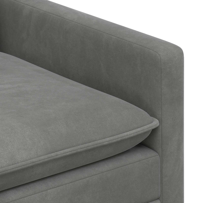 Canapea Gri închis 156 x 81 x 87,5 cm Catifea - WALTI WALTI