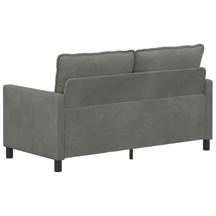 Canapea Gri închis 156 x 81 x 87,5 cm Catifea - WALTI WALTI