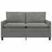 Canapea Gri închis 156 x 81 x 87,5 cm Catifea - WALTI WALTI