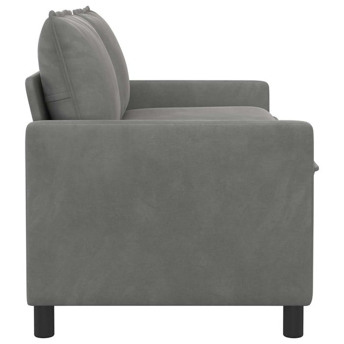 Canapea Gri închis 156 x 81 x 87,5 cm Catifea - WALTI WALTI