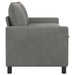 Canapea Gri închis 156 x 81 x 87,5 cm Catifea - WALTI WALTI