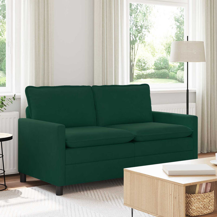 Canapea Verde închis 156 x 81 x 87,5 cm Catifea - WALTI WALTI