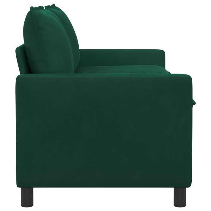 Canapea Verde închis 156 x 81 x 87,5 cm Catifea - WALTI WALTI