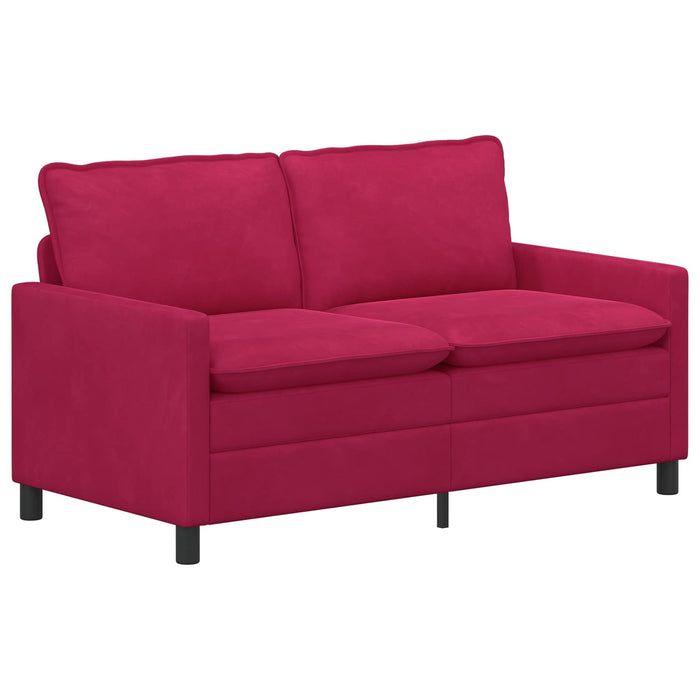 Canapea Roșu Vin 156 x 81 x 87,5 cm Catifea - WALTI WALTI