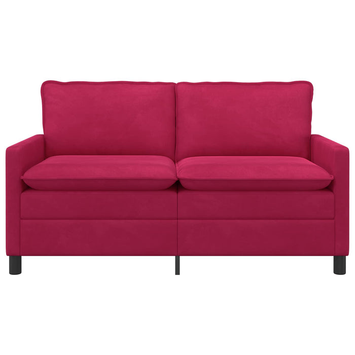 Canapea Roșu Vin 156 x 81 x 87,5 cm Catifea - WALTI WALTI