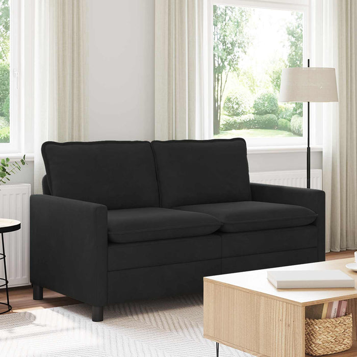 Canapea Negru 156 x 81 x 87,5 cm Catifea WALTI