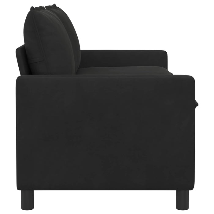 Canapea Negru 156 x 81 x 87,5 cm Catifea WALTI