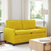 Canapea Galben 156 x 81 x 87,5 cm Catifea - WALTI WALTI