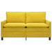 Canapea Galben 156 x 81 x 87,5 cm Catifea - WALTI WALTI