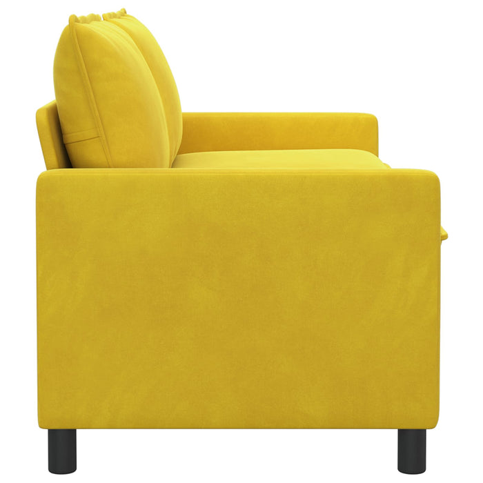 Canapea Galben 156 x 81 x 87,5 cm Catifea - WALTI WALTI
