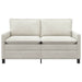 Canapea Crem 156 x 81 x 87,5 cm Catifea - WALTI WALTI