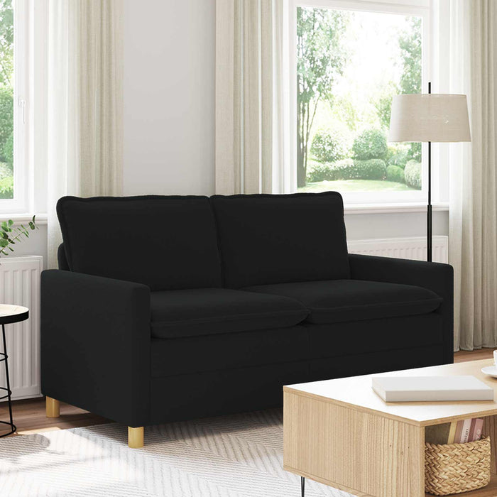 Canapea Negru 156 x 81 x 87,5 cm Țesătură WALTI