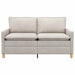 Canapea Crem 156 x 81 x 87,5 cm Poliester - WALTI WALTI