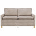Canapea Bej 156 x 81 x 87,5 cm Poliester - WALTI WALTI