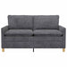 Canapea Gri închis 156 x 81 x 87,5 cm Poliester - WALTI WALTI