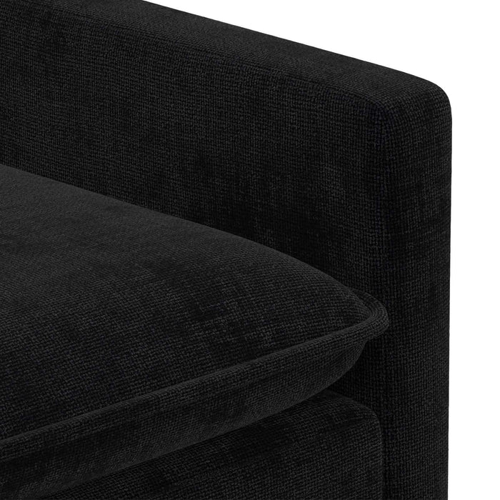 Canapea Negru 156 x 81 x 87,5 cm Poliester - WALTI WALTI