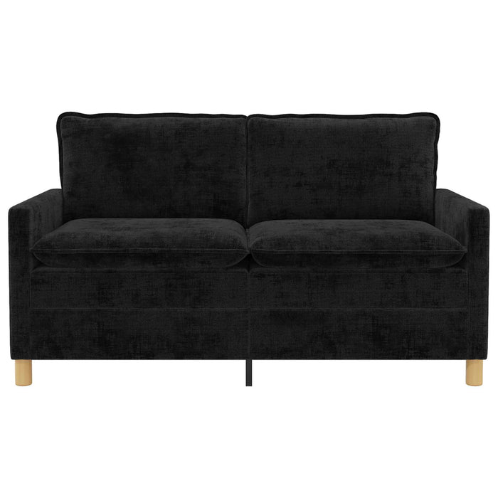 Canapea Negru 156 x 81 x 87,5 cm Poliester - WALTI WALTI
