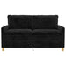 Canapea Negru 156 x 81 x 87,5 cm Poliester - WALTI WALTI