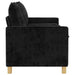 Canapea Negru 156 x 81 x 87,5 cm Poliester - WALTI WALTI