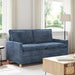 Canapea albastru 156 x 81 x 87,5 cm Poliester - WALTI WALTI